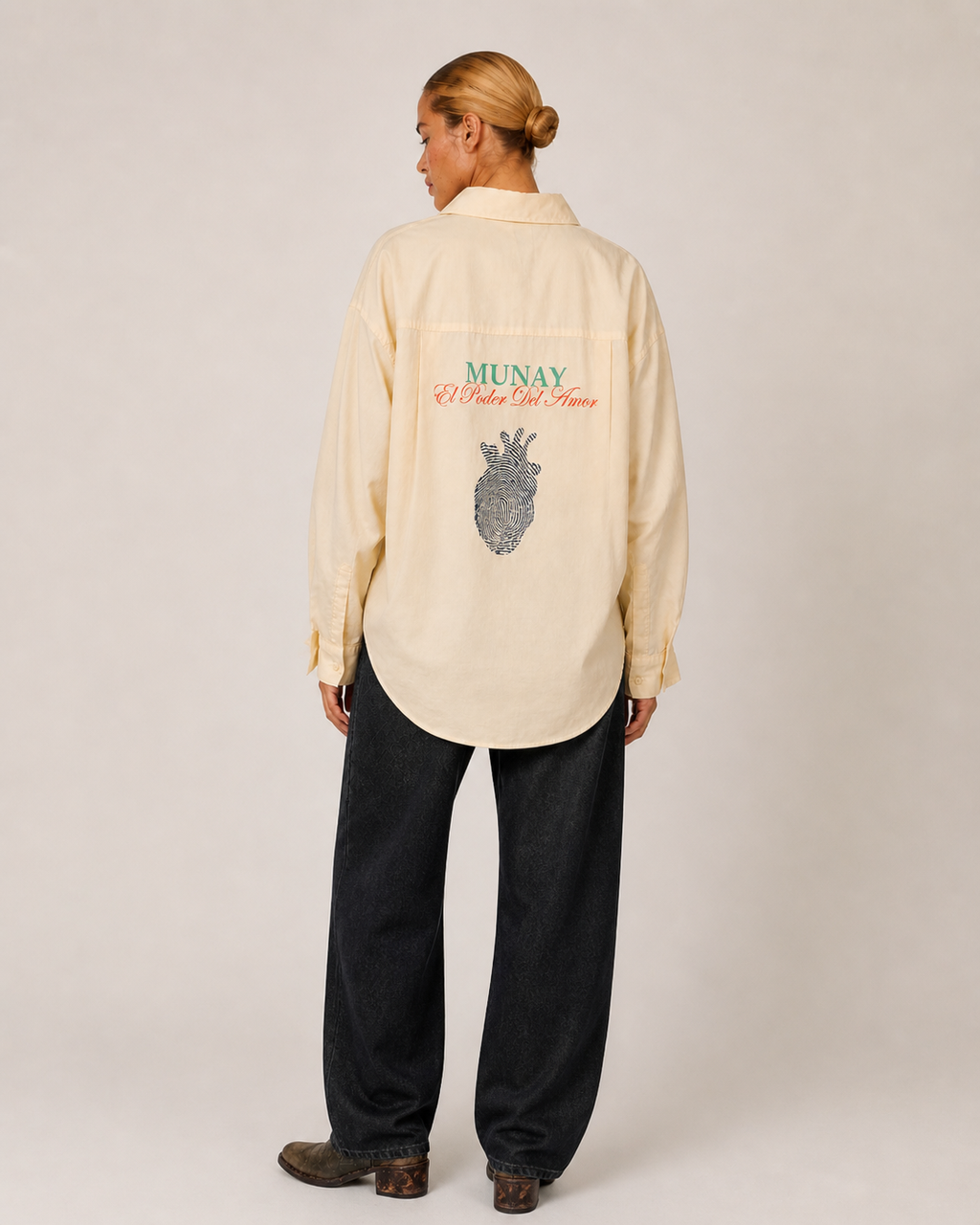 Camisa Amor Latino - Butter