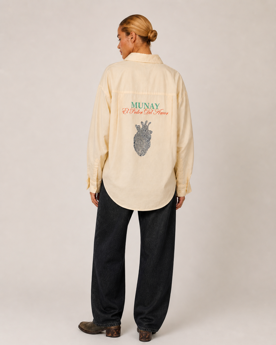 Camisa Amor Latino - Butter