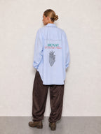 Camisa Amor Latino - Celeste